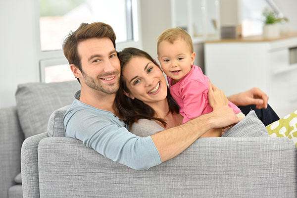 Couple on couch